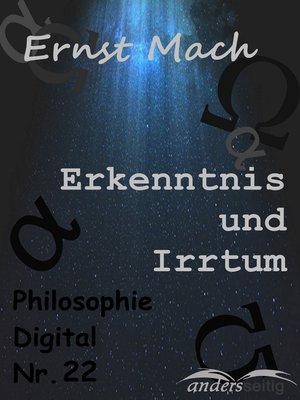 cover image of Erkenntnis und Irrtum